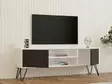 TV-bänk Hanah Home Hare Vit Antracit Spånskiva 140x50x30 cm - TV-bänkar - 8683342740265 - 5
