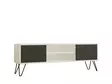 TV-bänk Hanah Home Hare Vit Antracit Spånskiva 140x50x30 cm - TV-bänkar - 8683342740265 - 1