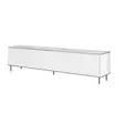 TV-bänk Hanah Home Imaj Vit Marmormönster Spånskiva 180x45,2x35 cm - TV-bänkar - 8684282548485 - 1