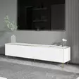 TV-bänk Hanah Home Imaj Vit Marmormönster Spånskiva 180x45,2x35 cm - TV-bänkar - 8684282548485 - 4