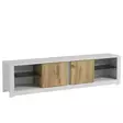 TV-bänk Hanah Home Aydos Vit Ek Spånskiva 180x45x35 cm - TV-bänkar - 8684283338825 - 1