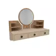 Sminkbord Hanah Home Polina Furu Beige Spånskiva 75x90x36,8 cm - Toalettbord - 8683743972685 - 1