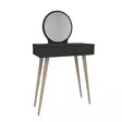 Sminkbord Hanah Home Siena Antracit Spånskiva 129,2x72x35 cm - Toalettbord - 8683743972845 - 1