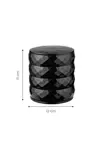 Sminkorganisatör Hermia Svart Plast 11x11 cm - Sminkverktyg - 8683342483605 - 3
