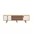 TV-bänk Hanah Home Lara Ek Spånskiva 120x53x40 cm - TV-bänkar - 8681875207385 - 4