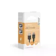 USB-kabel | USB 2.0 | USB-A Hane | USB-A Hona | 480 Mbps | Nickelplaterad | 0.20 m | Rund | PVC | Svart | Låda - Dator och nätverk - 5412810421435 - 69
