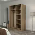 Garderob Hanah Home Kale White Oak Vit Ek Spånskiva 120x190x60 cm - Garderober - 8683742561255 - 7