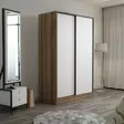 Garderob Hanah Home Kale White Oak Vit Ek Spånskiva 120x190x60 cm - Garderober - 8683742561255 - 4