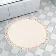 Badrumsmatta Mijölnir Vit 100% Akryl Halkfri Antibakteriell 100x100 cm - Badrumsmattor och våtrumsmattor - 8683342423625 - 2