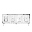 Konsolbord Hanah Home Karya Vit Silver Spånskiva 150x40x79 cm - Byråer och skåp - 8684282612605 - 1