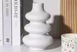Vas Aberto Design CY0080 Vit Keramik 8x8x20 cm - Hängande blomkrukor och vaser - 8684282978725 - 2