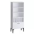Bokhylla Hanah Home Spica Vit Spånskiva 60x175x30 cm - Bokhyllor - 8683342978705 - 1