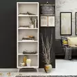 Bokhylla Hanah Home Potena Vit Spånskiva 50x162x25 cm - Bokhyllor - 8681875078435 - 2