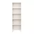 Bokhylla Hanah Home Potena Vit Spånskiva 50x162x25 cm - Bokhyllor - 8681875078435 - 1