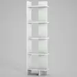 Bokhylla Hanah Home Perla Vit Spånskiva 48,5x170x22 cm - Bokhyllor - 8681875215175 - 3