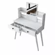 Sminkbord Hanah Home BJ102 Vit Spånskiva 103x111,8x40 cm - Toalettbord - 8683743764655 - 6