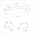 TV-bänk Hanah Home Beliz Vit Spånskiva 192x53x37 cm - Möbler - 8683742131175 - 7