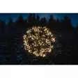 Valopallo 480 micro-LED 40 cm lämmin valkoinen musta Finnlumor - Näyttävä riippuva LED-koristevalopallo sisä- ja ulkokäyttöön (IP44) - Ljussmycken och ljusfigurer - 6410416377285 - 1