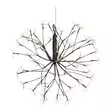 Valopallo 480 micro-LED 40 cm lämmin valkoinen musta Finnlumor - Näyttävä riippuva LED-koristevalopallo sisä- ja ulkokäyttöön (IP44) - Ljussmycken och ljusfigurer - 6410416377285 - 3