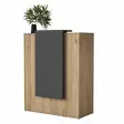 Reception Hanah Home MA101 Valnöt Antracit Spånskiva 90x110x40 cm - Bord - 8684283720255 - 1