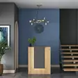 Reception Hanah Home MA101 Valnöt Antracit Spånskiva 90x110x40 cm - Bord - 8684283720255 - 3