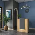 Reception Hanah Home MA101 Valnöt Antracit Spånskiva 90x110x40 cm - Bord - 8684283720255 - 2