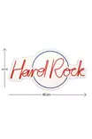 Led Väggdekor Wallity Hard Rock Blå Röd Plast 32x60 cm - Ljussmycken och ljusfigurer - 8683342865265 - 6