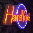 Led Väggdekor Wallity Hard Rock Blå Röd Plast 32x60 cm - Ljussmycken och ljusfigurer - 8683342865265 - 2