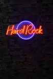 Led Väggdekor Wallity Hard Rock Blå Röd Plast 32x60 cm - Ljussmycken och ljusfigurer - 8683342865265 - 4