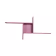 Vägghylla Hanah Home Raf04Uu1 Lila Spånskiva 100x50x18 cm - Vägghyllor - 8684282333425 - 3