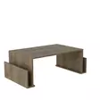 Soffbord Hanah Home Magazin Valnöt Spånskiva 95x36,8x60 cm - Soffbord - 8681181613535 - 3