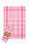 Handdukset Hermia Pink Rosa Bomull Polyester 5 Delar - Kökstextilier - 8683342758475 - 1