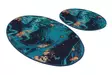 Badrumsmatta Set Mijölnir Flerfärgad 100% Polyester Antibakteriell Halkfri 50x60 cm & 60x100 cm - Badrumsmattor och våtrumsmattor - 8681875666335 - 4