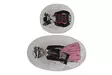 Badrumsmatta Set Mijölnir Flerfärgad 100% Polyester Antibakteriell Halkfri 50x60 cm & 60x100 cm - Badrumsmattor och våtrumsmattor - 8681875897395 - 5
