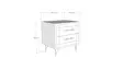 Sängbord Hanah Home Night Vit Spånskiva 50x55x40 cm - Nattduksbord - 8684282136255 - 1