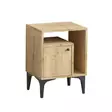 Sängbord Hanah Home Nuno Safir Ek Spånskiva 40x55x35 cm - Nattduksbord - 8683743850945 - 3