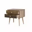 Sängbord Hanah Home Two Sonoma Ek Spånskiva 60x61x40 cm - Nattduksbord - 8681875403985 - 4