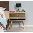 Sängbord Hanah Home Two Sonoma Ek Spånskiva 60x61x40 cm - Nattduksbord - 8681875403985 - 3