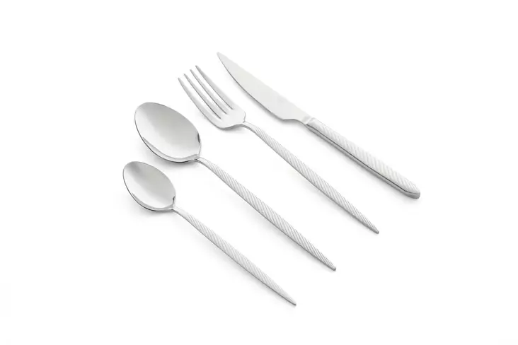 Bestickset Hermia Venedik24 Silver Rostfritt Stål 24 Delar - Bestick och serveringsredskap - 8683342979115 - 1