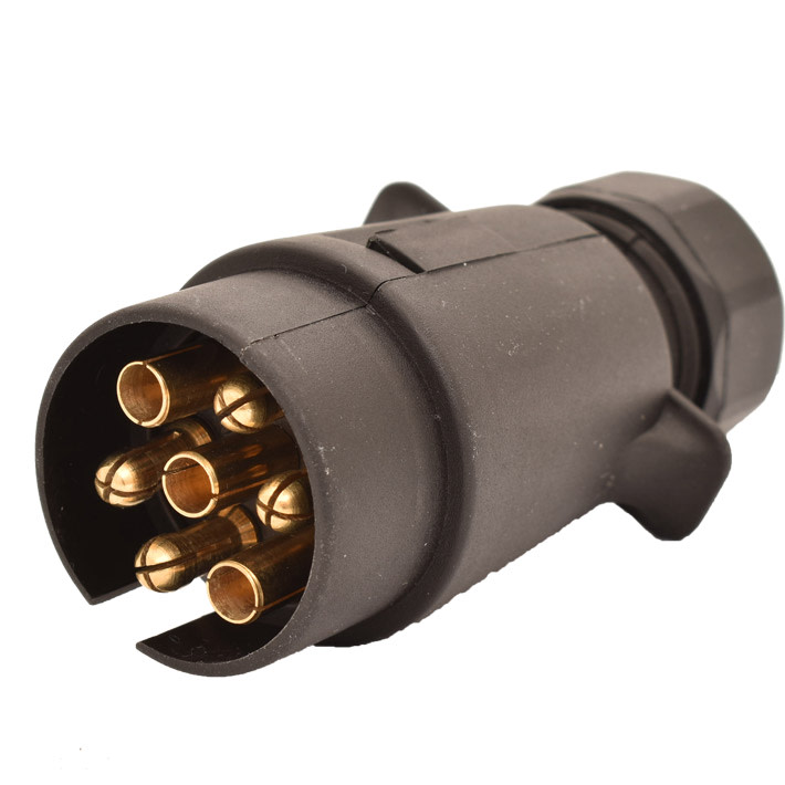 7-polig kontakt till släp - Släpvagnsljus och elartiklar - 6438014210285 - 1