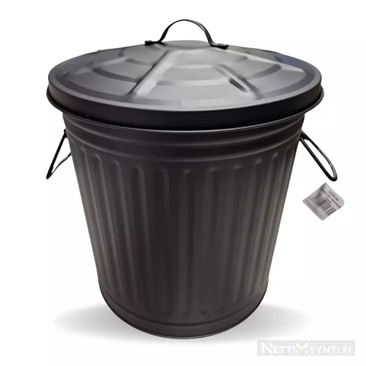 Hink med lock 25 liter svart - Hinkar och baljor - 6438168112305 - 1