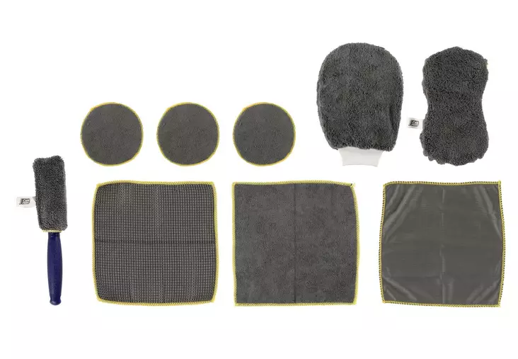 Autonpuhdistussarja Mikrokuitu 9-osainen - Bilvårdsprodukter - 6410416036625 - 1