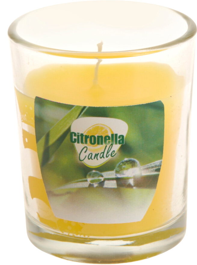 Citronella kynttil=C3=A4 5x6cm p=C3=A4=C3=A4kuva sivu profiili - Ljus och lyktor - 8718158588395 - 1