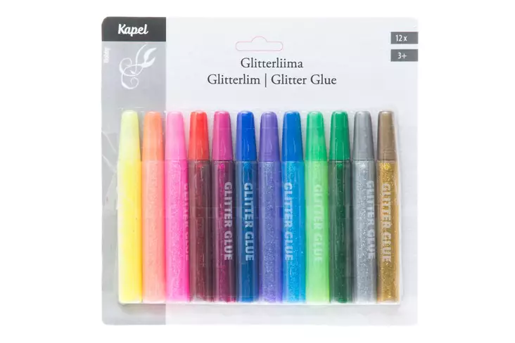 Glitterliima Kapel 12 kpl - Hantverksmaterial och tillbehör - 7394311897675 - 1