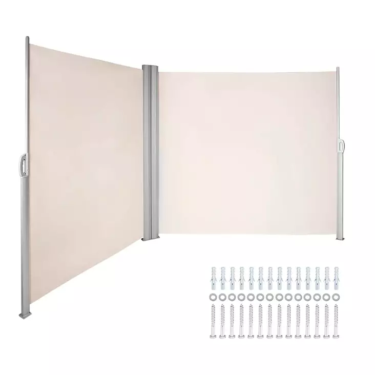 Green Land 1,6x6m 280g sidomarkis, beige - Parasoller och markiser - 6438014271835 - 1