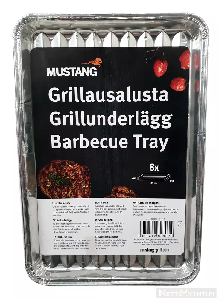 Grillausalusta mini Mustang 8 kpl - Grilltillbehör - 6410412888075 - 1