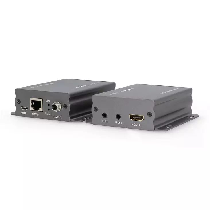 HDMI Extender | Över Cat6 | Upp till 50.0 m | 4K@30Hz | 10.2 Gbps | IR retur funktion | Metall | Antracit - Videoförlängare och repeatrar - 5412810320035 - 1