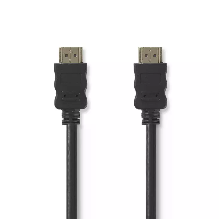 High Speed HDMI kabel med Ethernet | HDMI Kontakt | HDMI Kontakt | 4K@30Hz | 18 Gbps | 40.0 m | Rund | PVC | Svart | Tag - HDMI-kablar - 5412810295135 - 1