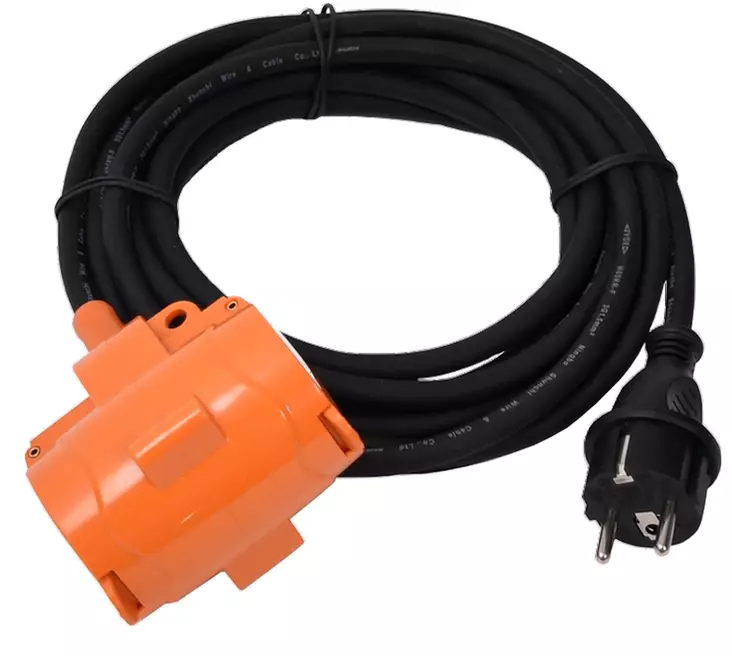 Jatkojohto 2-os 5 M 3 x1,5 m IP44 - Utomhusförlängningssladdar - 6438152084885 - 1