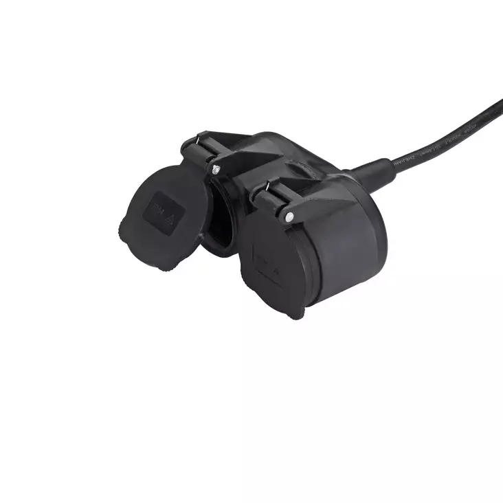 Förlängningskabel 2-delad 10 m - Förlängningskabelrullar - 6418536017685 - 1